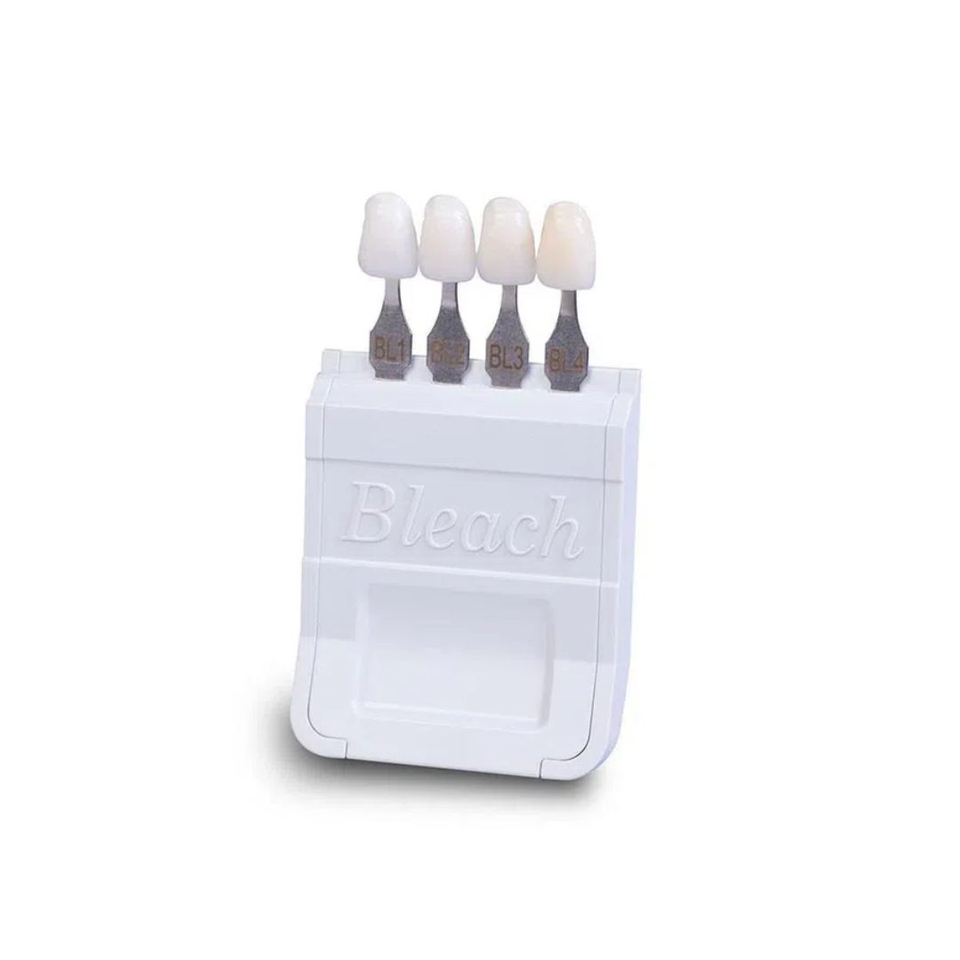 Teeth Whitening Shade Guide - 4 ألوان الأسنان ابيض الظل دليل