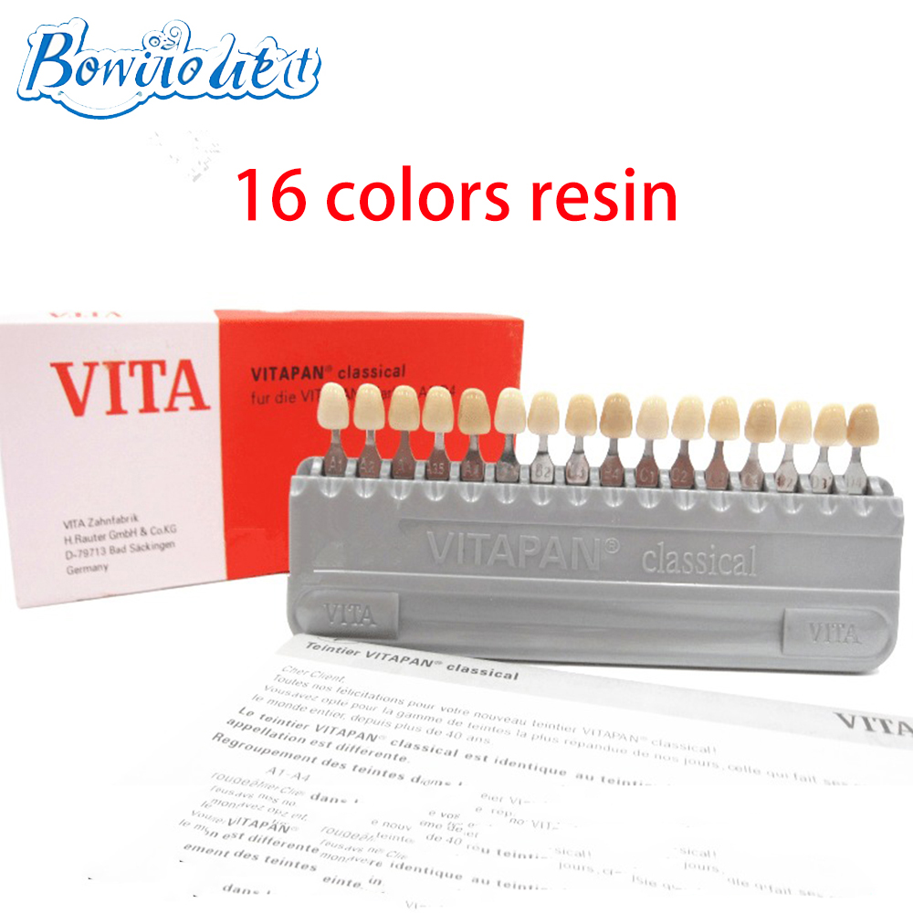 Teeth Whitening Shade Guide - طقم تبييض وتلميع الأسنان VITA بـ