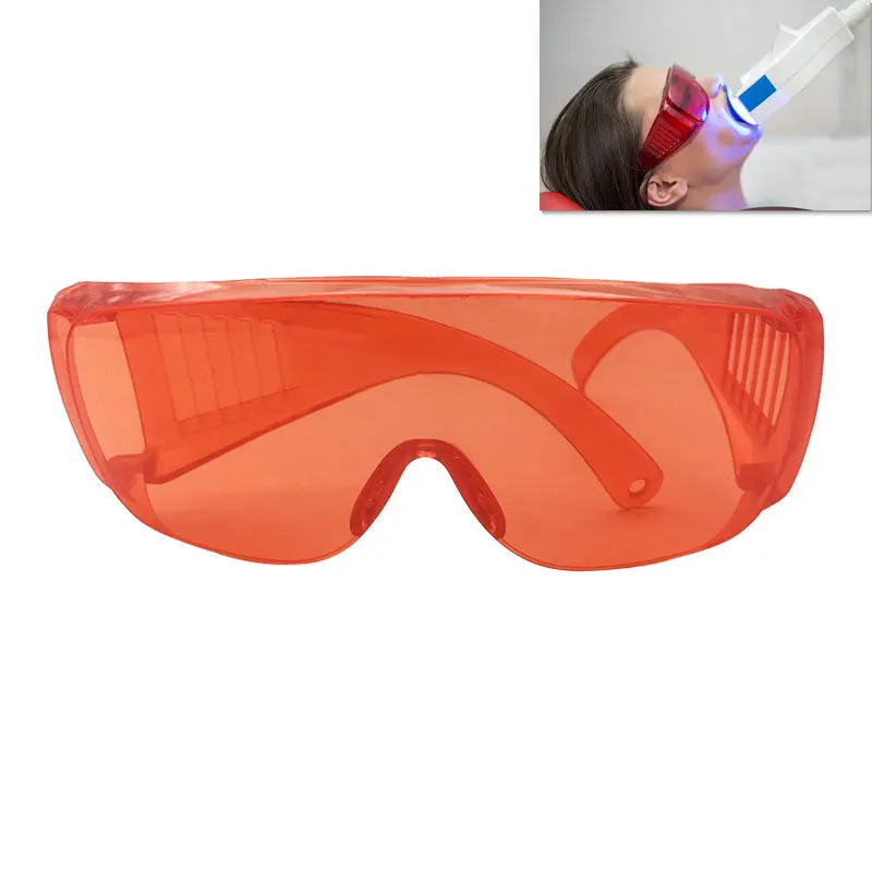 Teeth Whitening Uv Kit - نظارات حماية العين الحمراء للأسنان، نظارات
