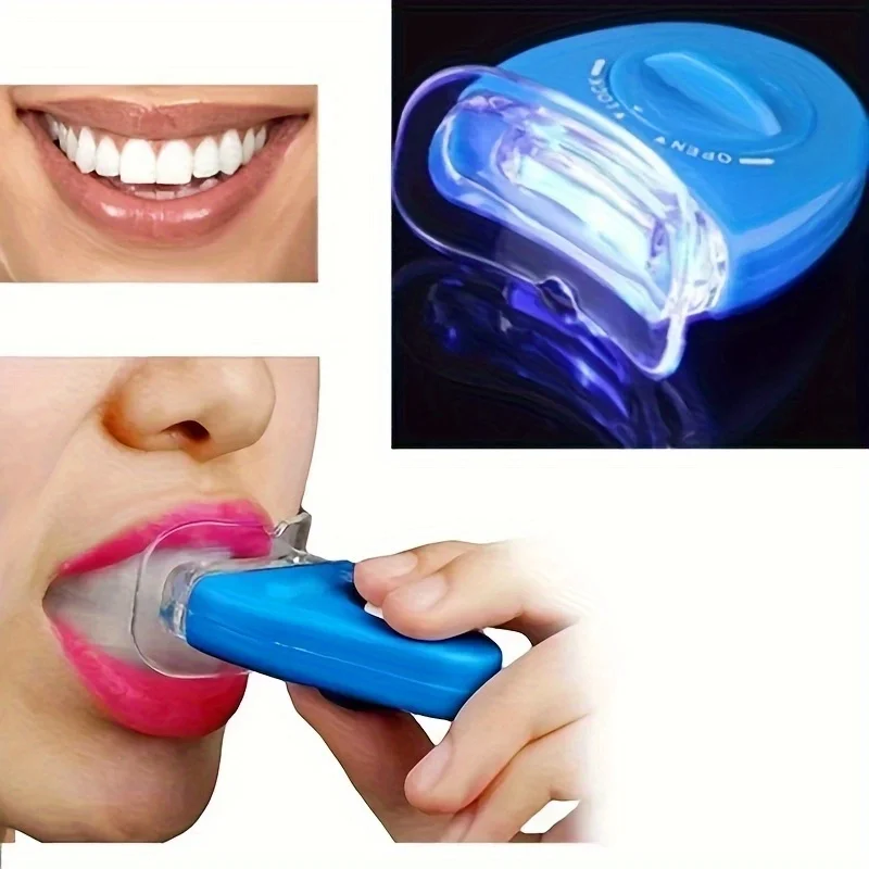 Teeth Whitening Uv Kit - ضوء LED لتبييض الأسنان، ضوء أزرق