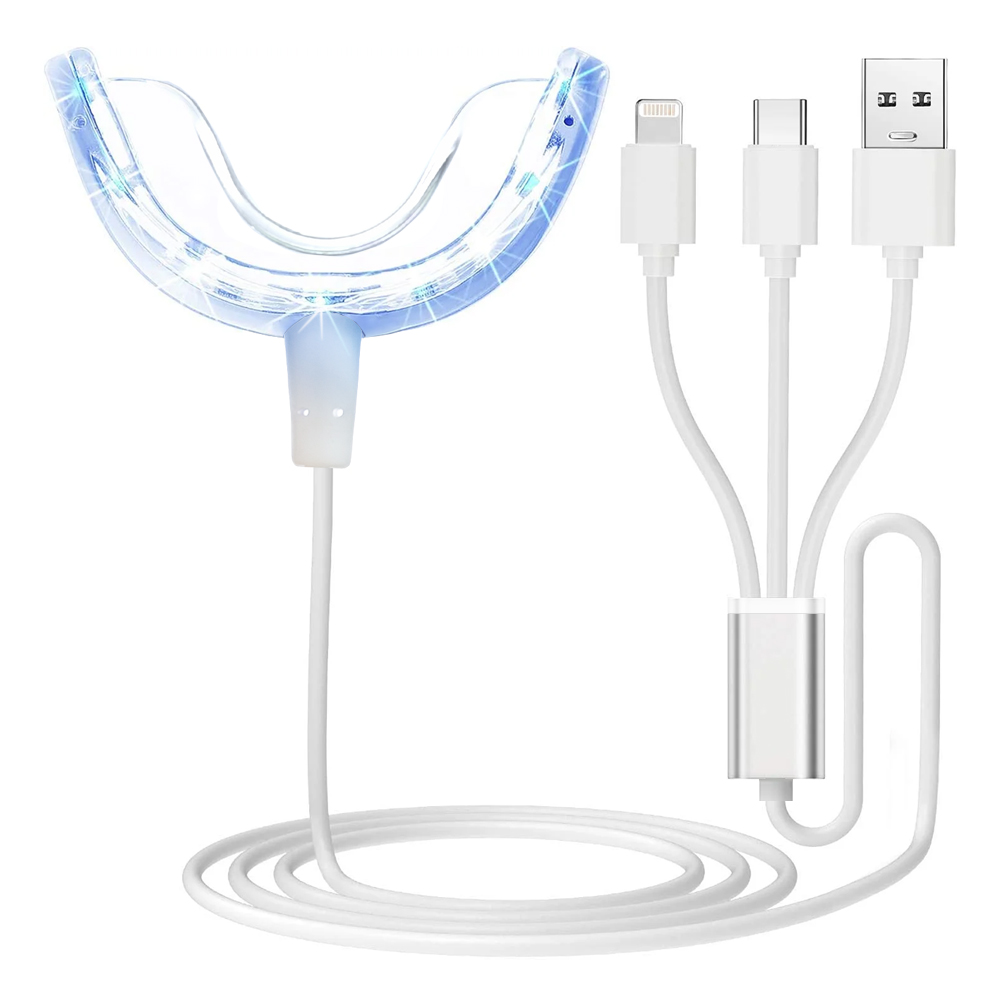 Teeth Whitening With Blue Light - ضوء مسرع لتبييض الأسنان، 16 ×