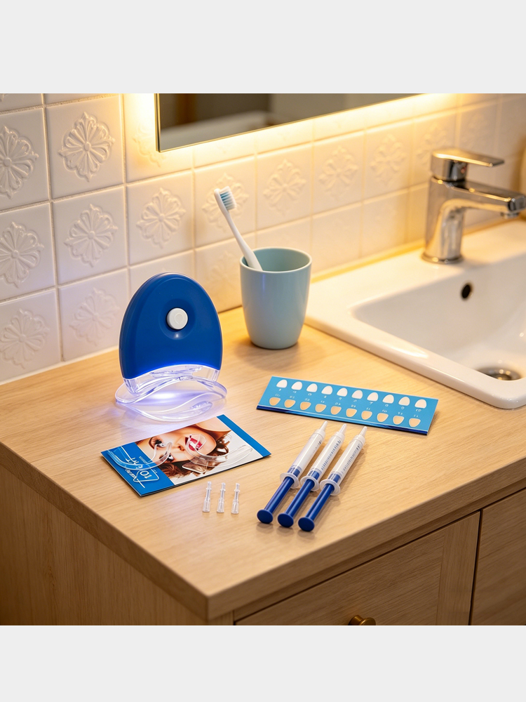 Teeth Whitening Led Kit - طقم تبييض الأسنان من جلوري سمايل