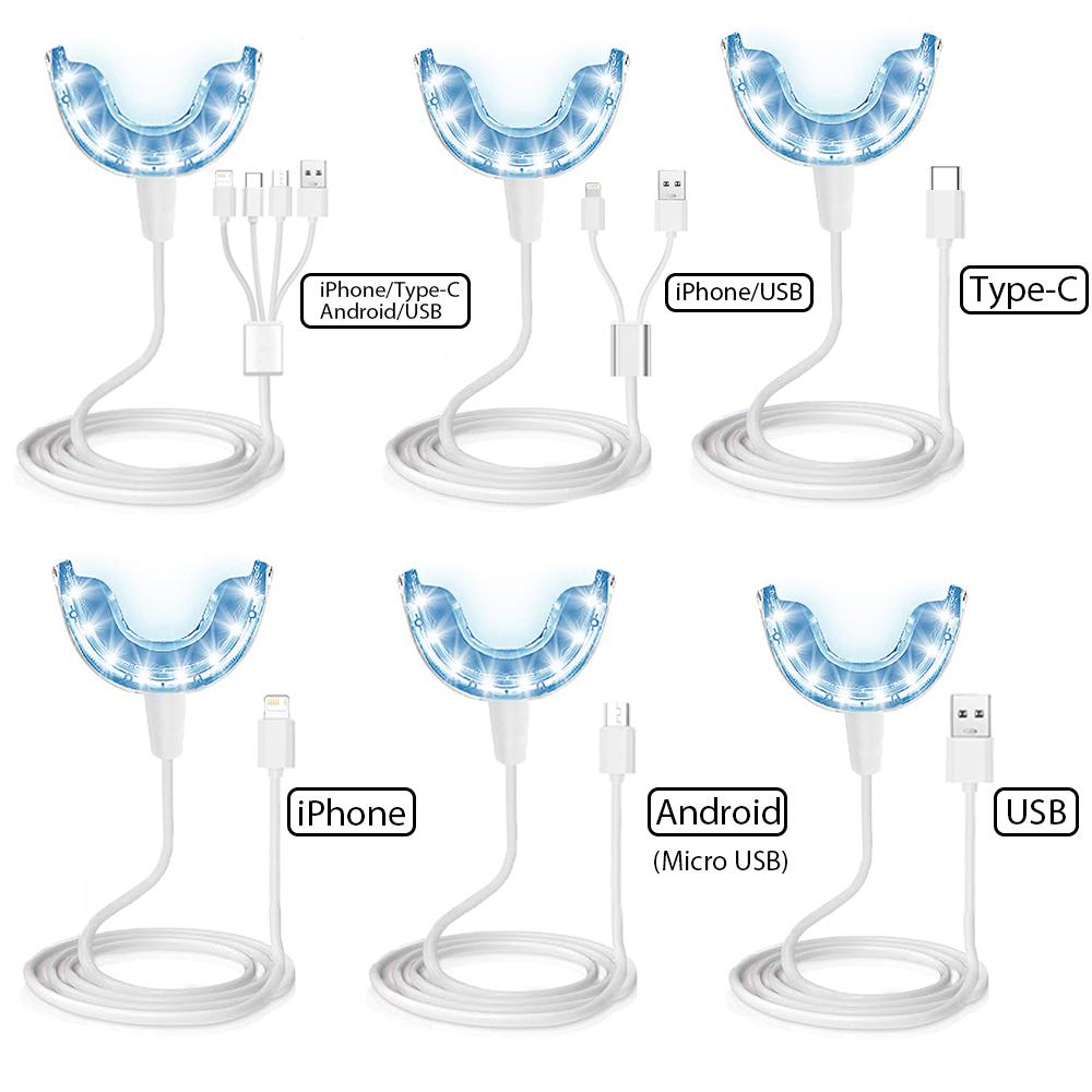 Vaclav طقم إضاءة تبييض الأسنان - مراجعة Teeth Whitening Led Kit وسعره