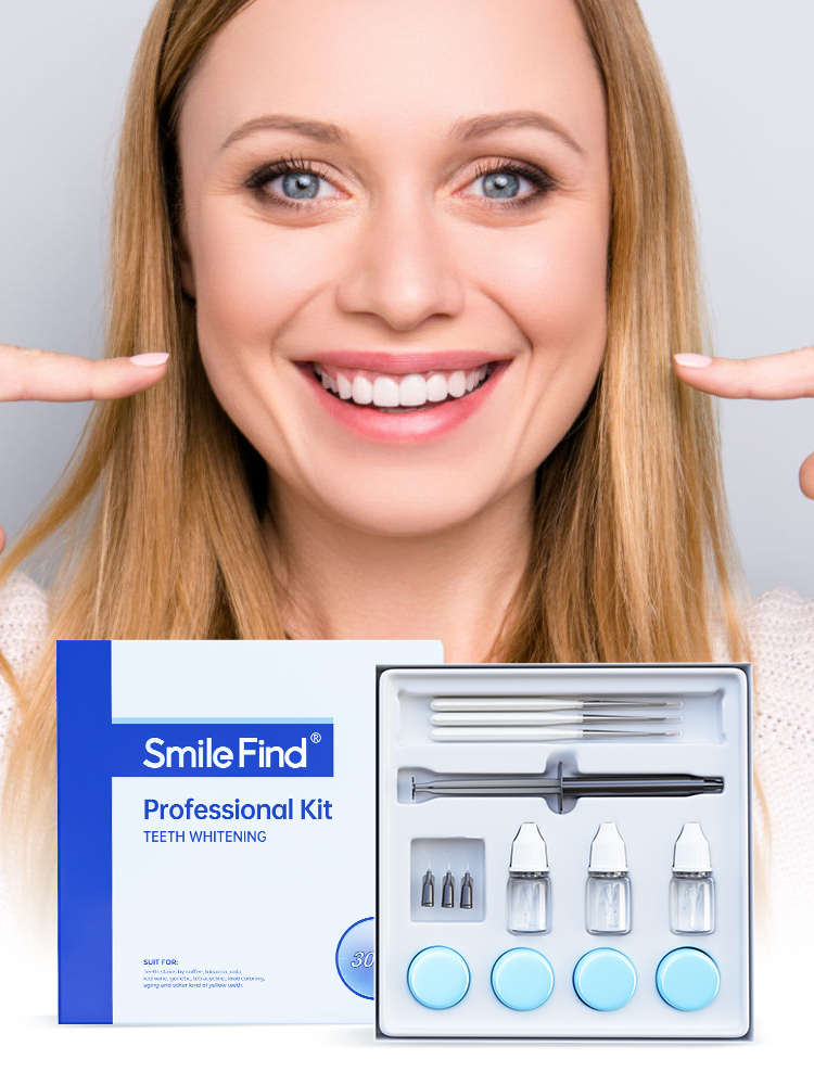 طقم تبييض الأسنان المهنية مبيض - مراجعة Teeth Whitening Bleaching Kit وسعره