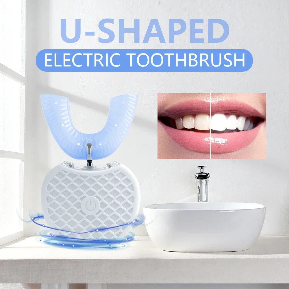 فرشاة أسنان كهربائية بالموجات  - مراجعة Teeth Whitening With Blue Light وسعره