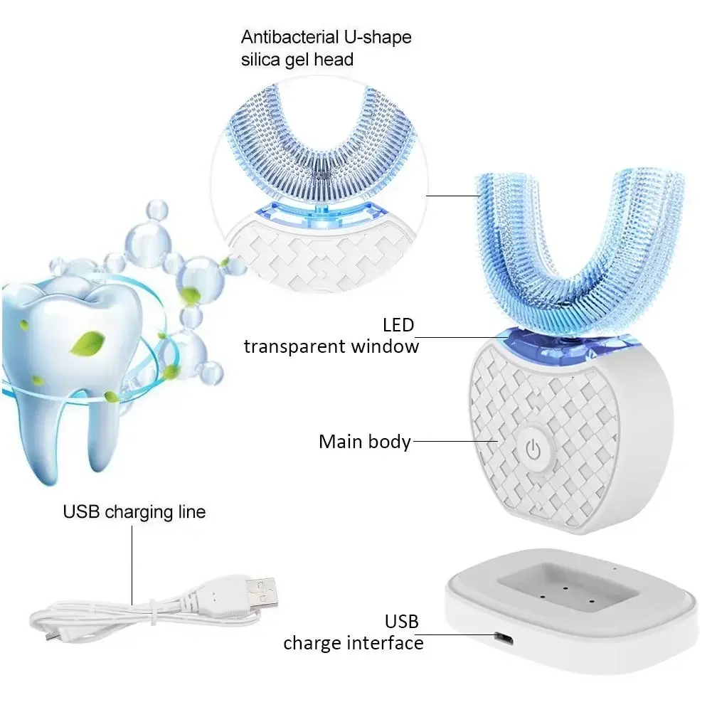 فرشاة أسنان كهربائية بالموجات  - مراجعة Teeth Whitening With Blue Light وسعره