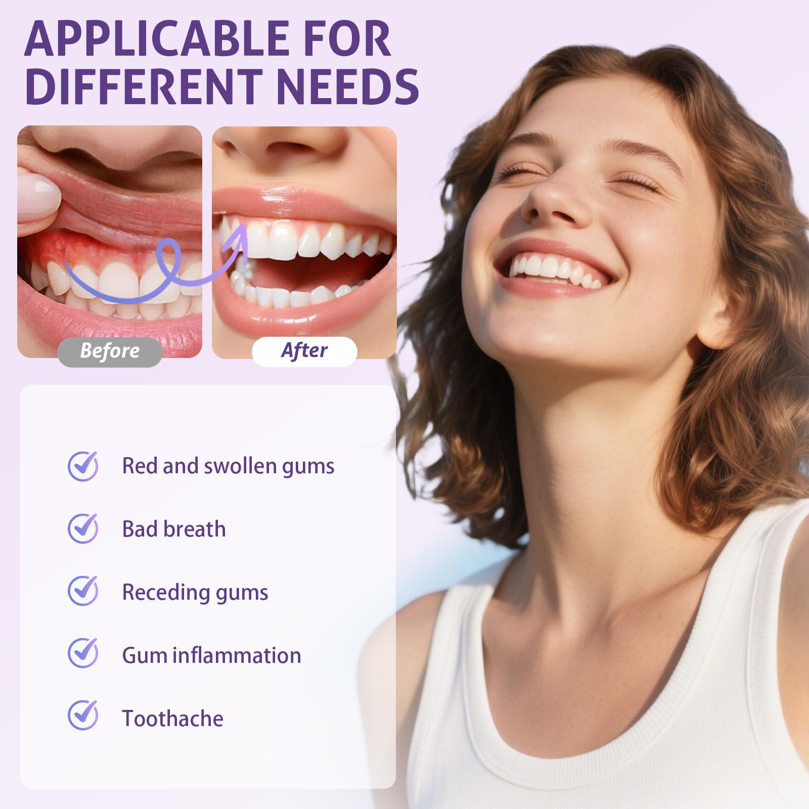 جهاز تبييض الأسنان بالعلاج الض - مراجعة Teeth Whitening Led Kit وسعره