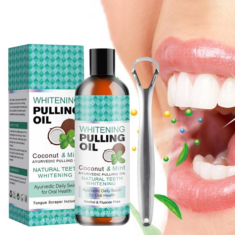 غسول الفم بالشطف مع نعناع جوز  - مراجعة Whitening Mouthwash وسعره