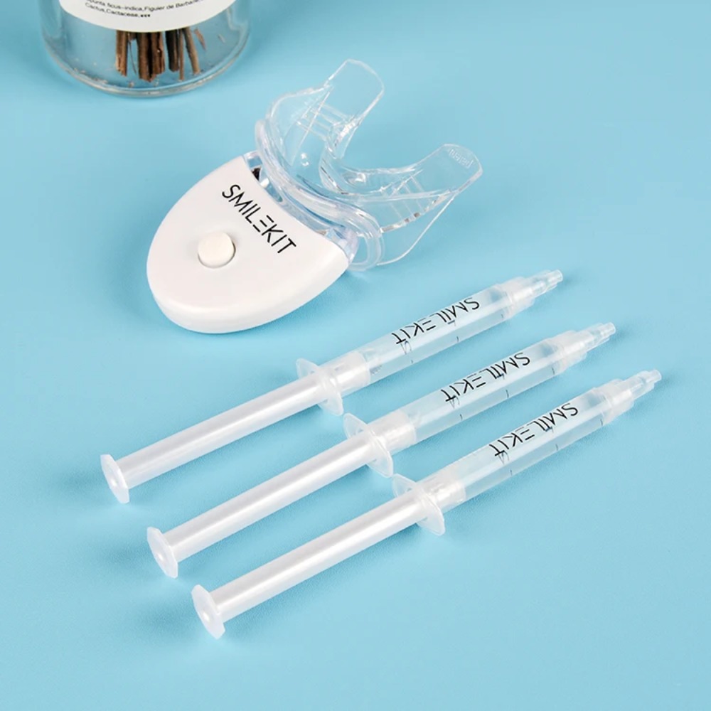 جهاز تبييض الأسنان المحمول بتق - مراجعة Teeth Whitening Led Kit وسعره