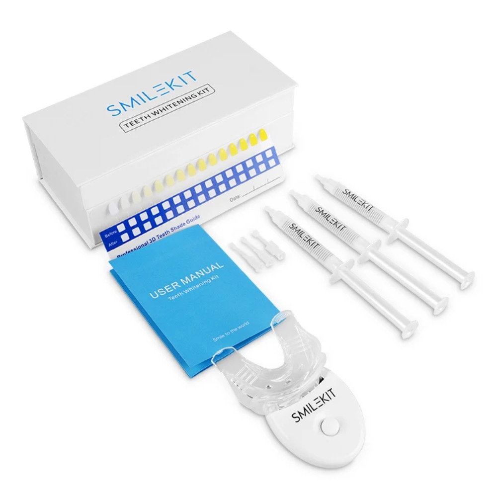 جهاز تبييض الأسنان المحمول بتق - مراجعة Teeth Whitening Led Kit وسعره