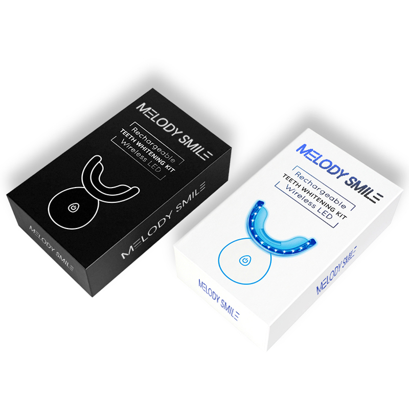 طقم تبييض الأسنان بالضوء الأزر - مراجعة Teeth Whitening Led Kit وسعره