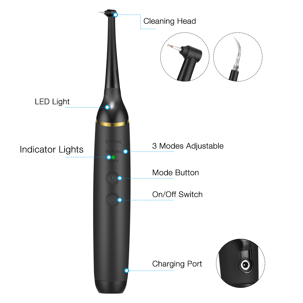 LED الكهربائية سونيك قشارة فرش - مراجعة Teeth Whitening Led Kit وسعره