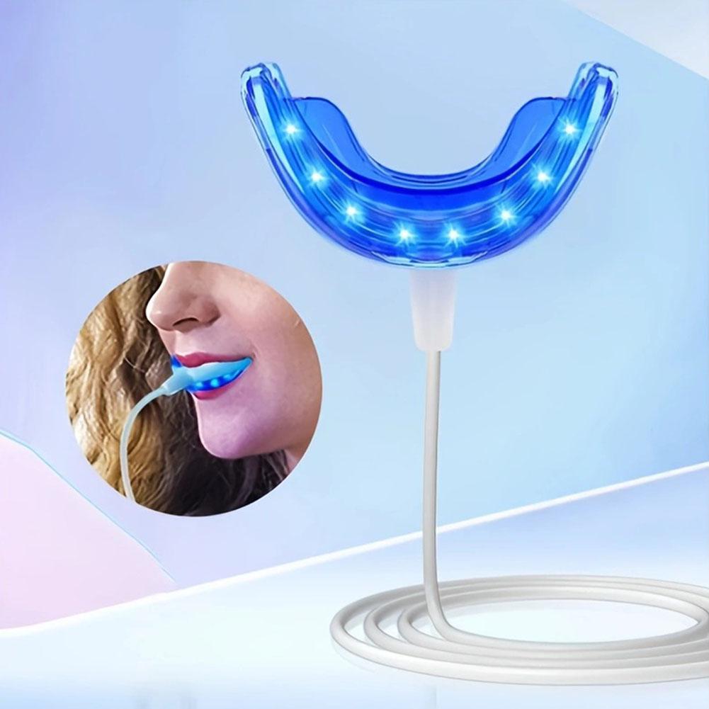 جهاز تبييض الأسنان الذكي المحم - مراجعة Teeth Whitening With Blue Light وسعره