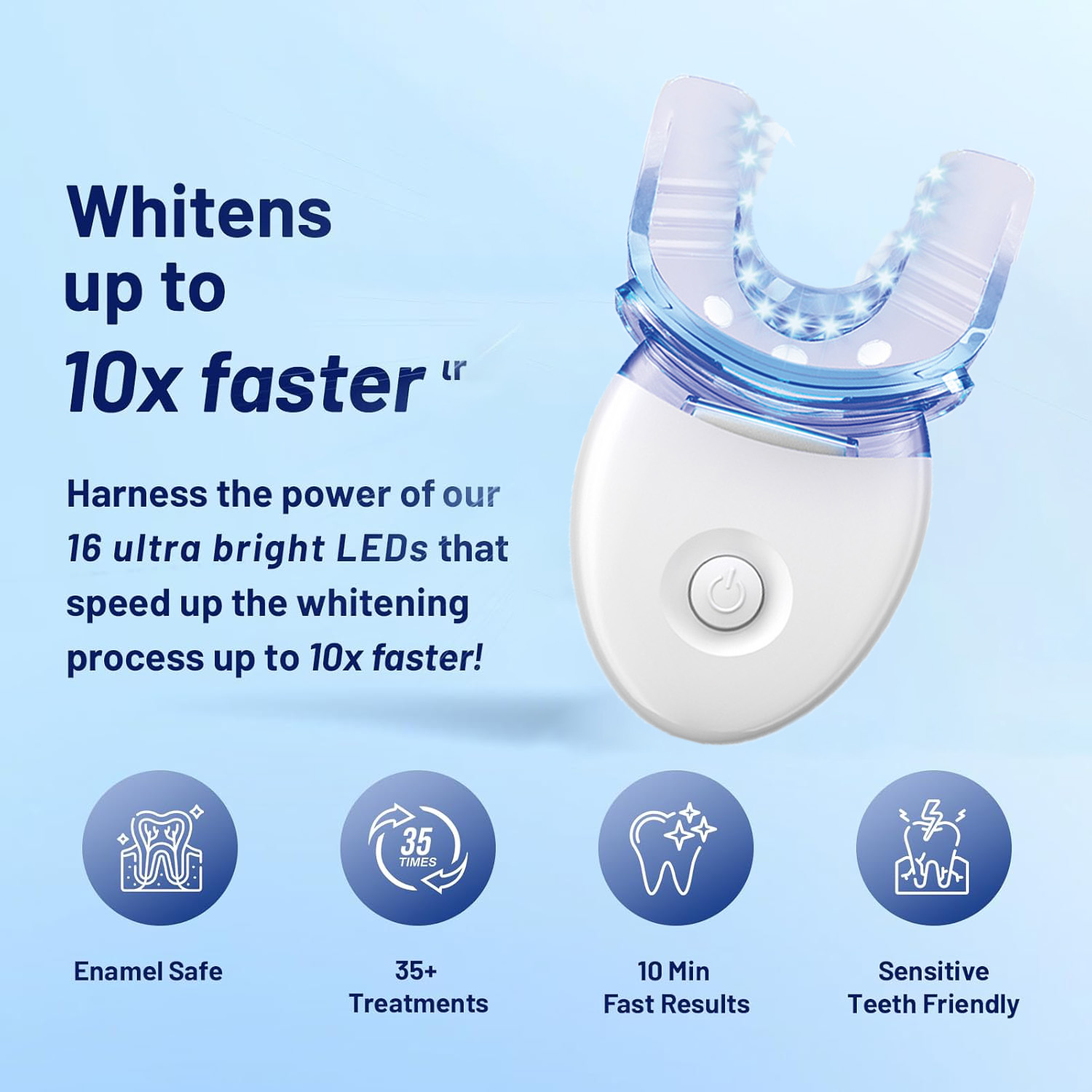 طقم تبييض الأسنان مع ضوء LED و - مراجعة Teeth Whitening Led Kit وسعره