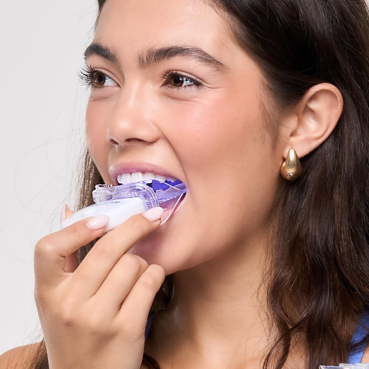 طقم تبييض الأسنان مع ضوء LED و - مراجعة Teeth Whitening Led Kit وسعره
