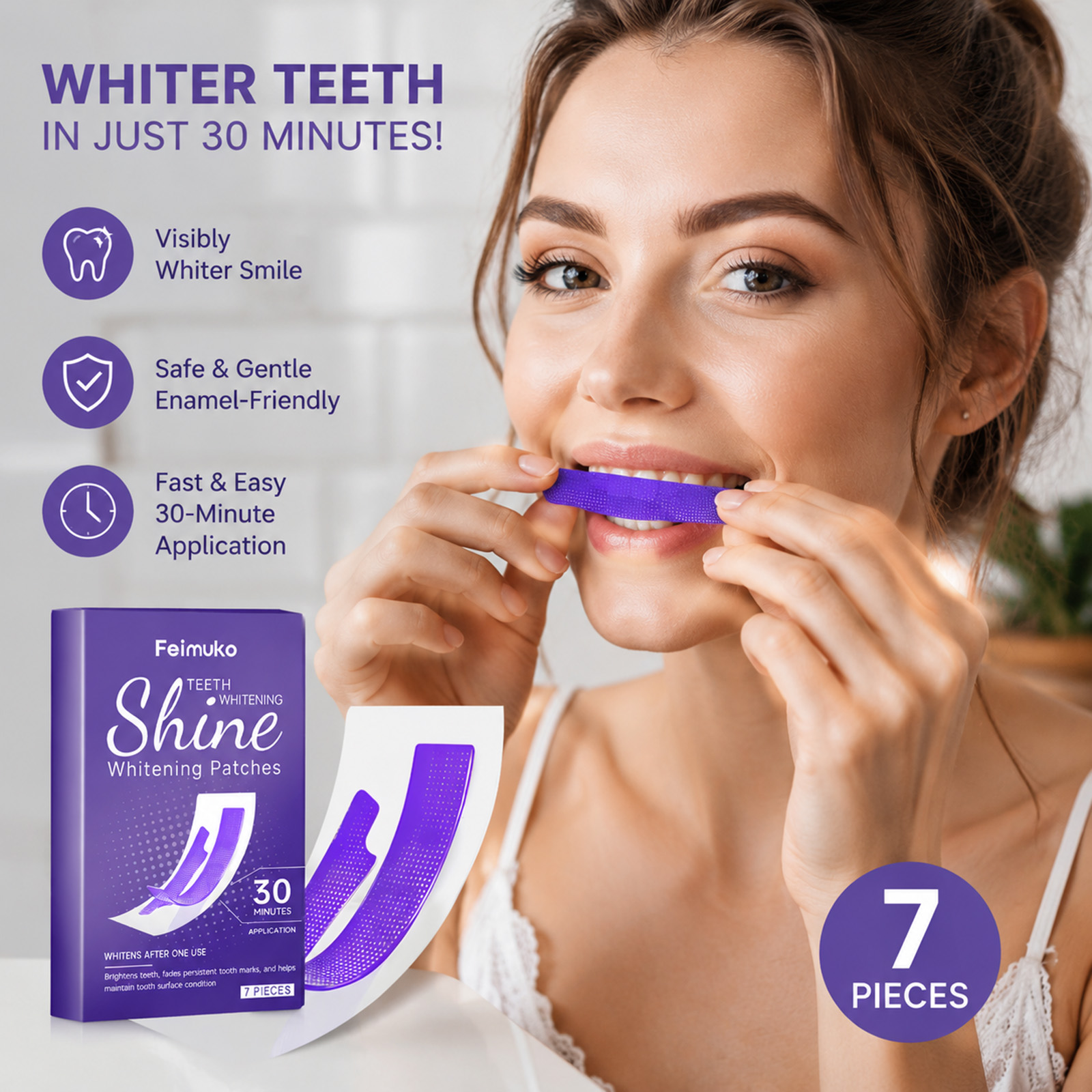 شرائط تبييض الأسنان لمدة 30 دق - مراجعة Teeth Whitening Strips وسعره