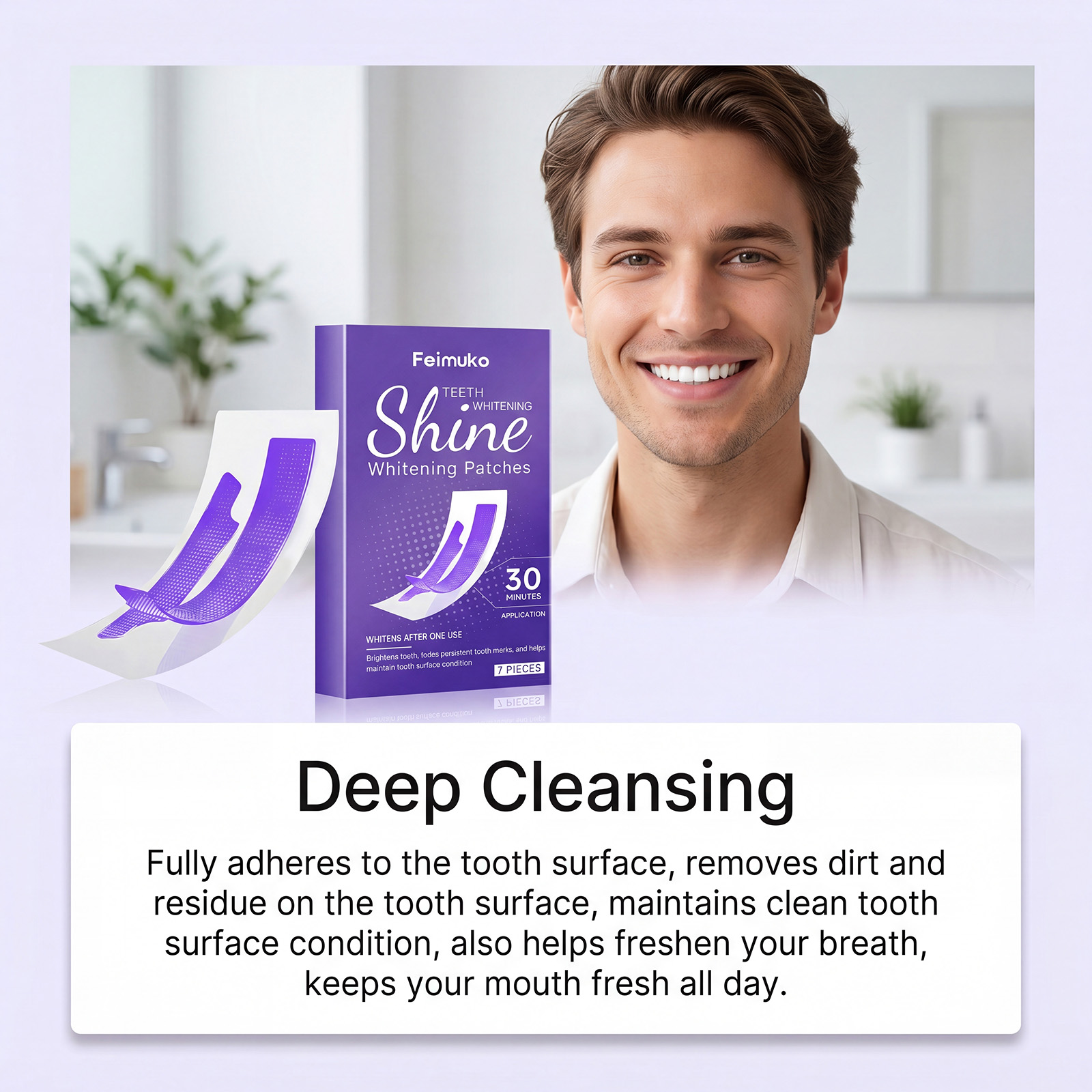 شرائط تبييض الأسنان لمدة 30 دق - مراجعة Teeth Whitening Strips وسعره