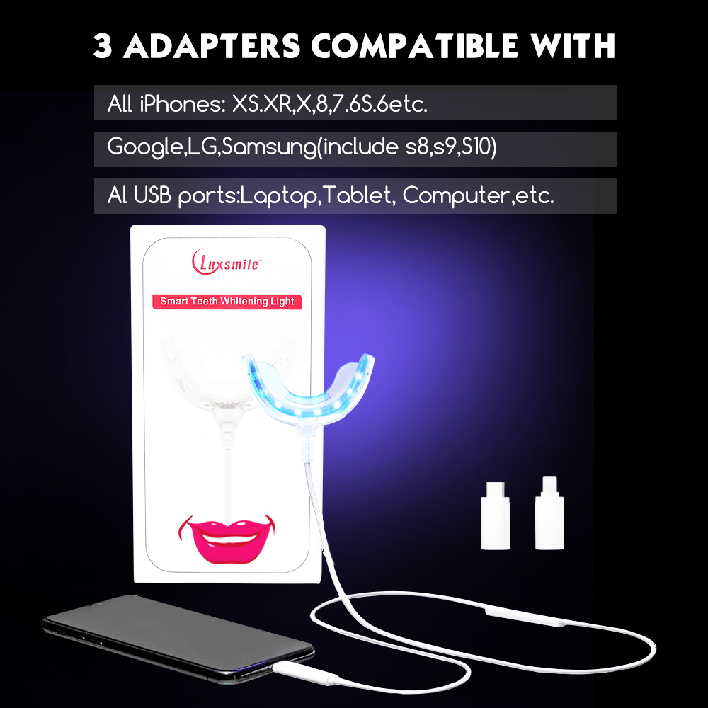 Luxsmile الذكية LED تبييض الأس - مراجعة Teeth Whitening With Blue Light وسعره