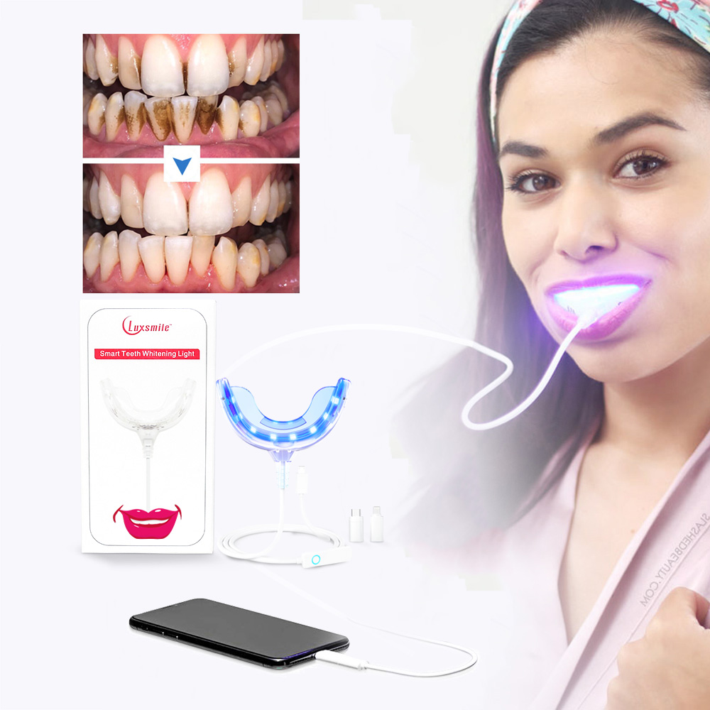 Luxsmile الذكية LED تبييض الأس - مراجعة Teeth Whitening With Blue Light وسعره