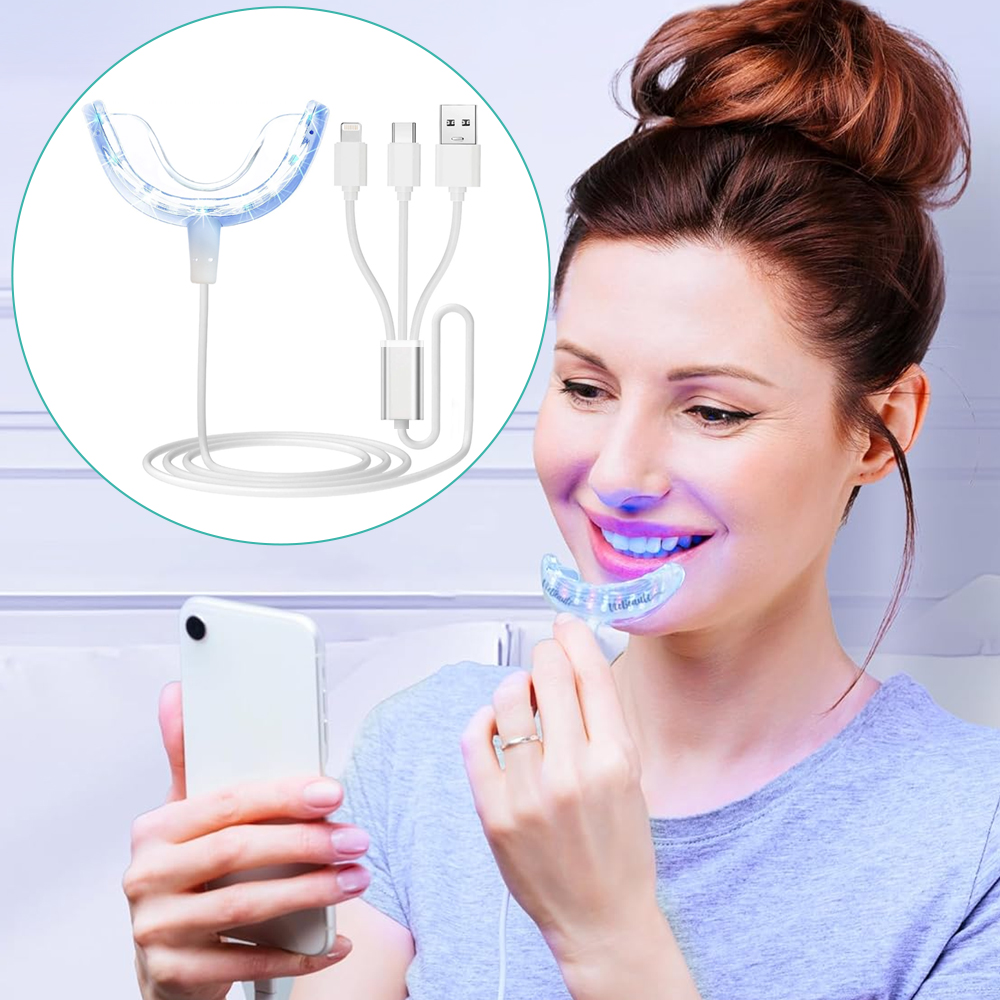ضوء مسرع لتبييض الأسنان، 16 ×  - مراجعة Teeth Whitening With Blue Light وسعره