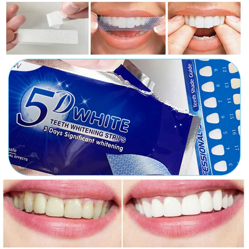 1-12 قطعة شرائط تبييض الأسنان  - مراجعة Teeth Whitening Quotes وسعره