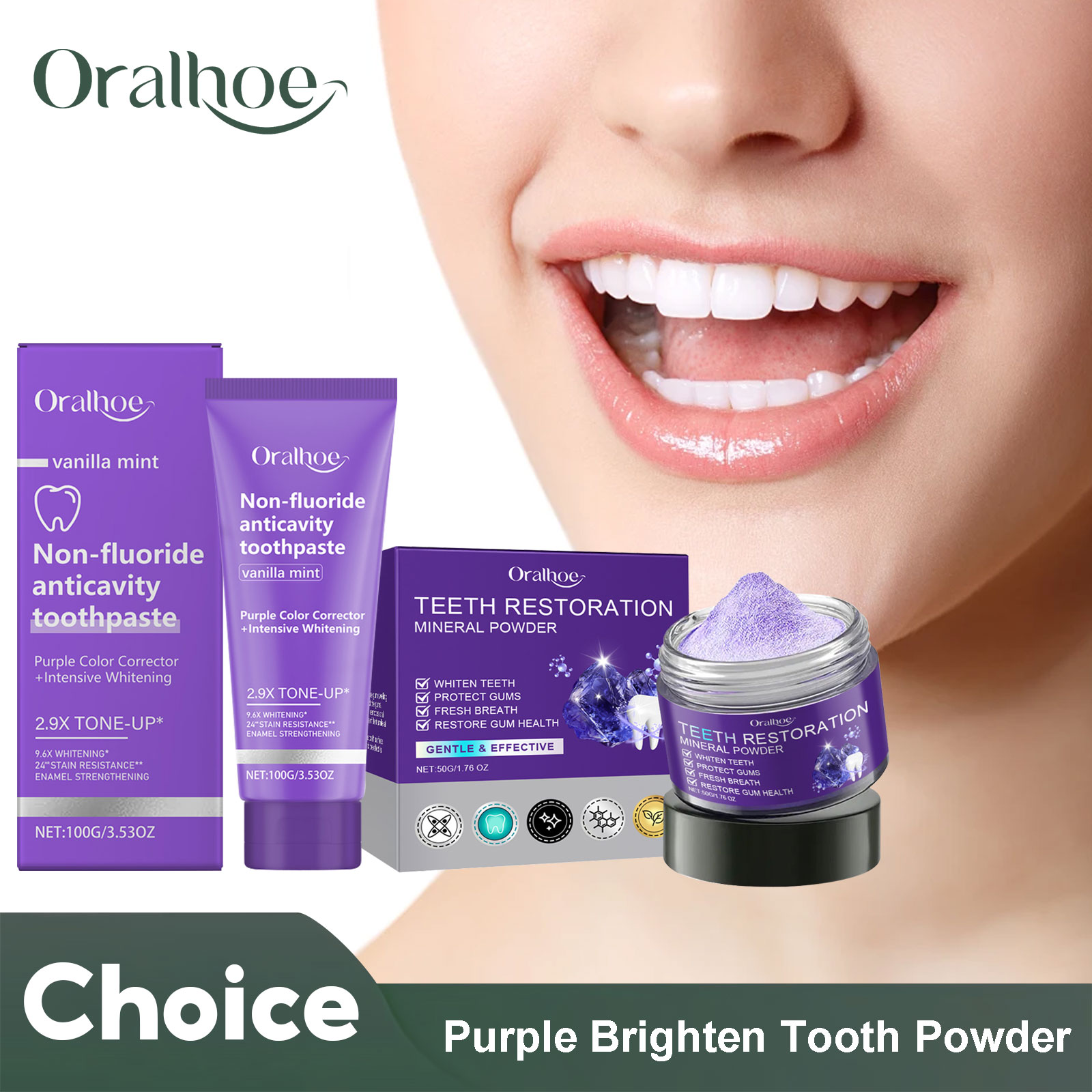 Teeth Restoration Mineral Powd - مراجعة Teeth Whitening Street وسعره