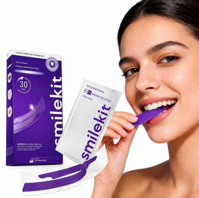 مجموعة لاصقات تبييض الأسنان من - مراجعة Teeth Whitening Quotes وسعره