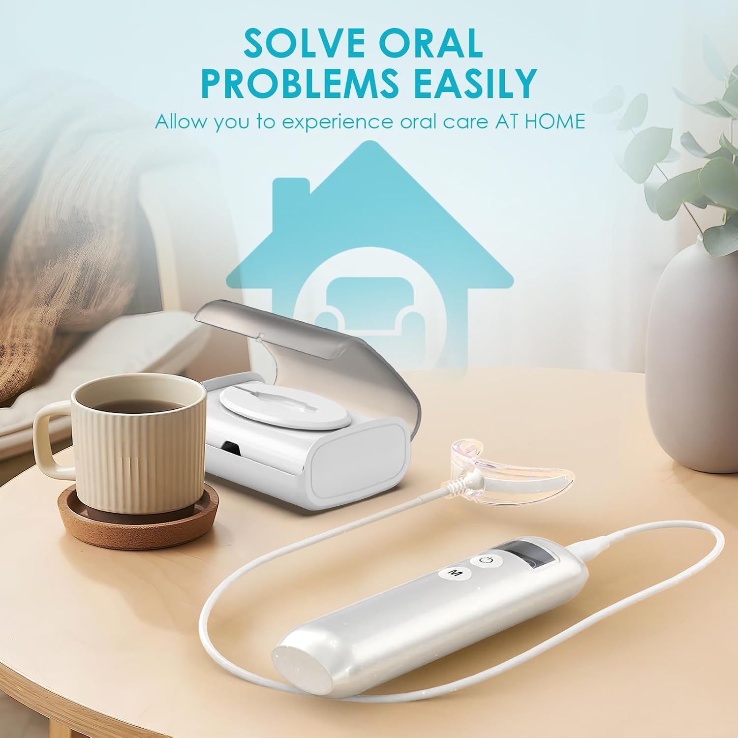 جهاز تسريع تبييض الأسنان بـ 16 - مراجعة Teeth Whitening Led Kit وسعره