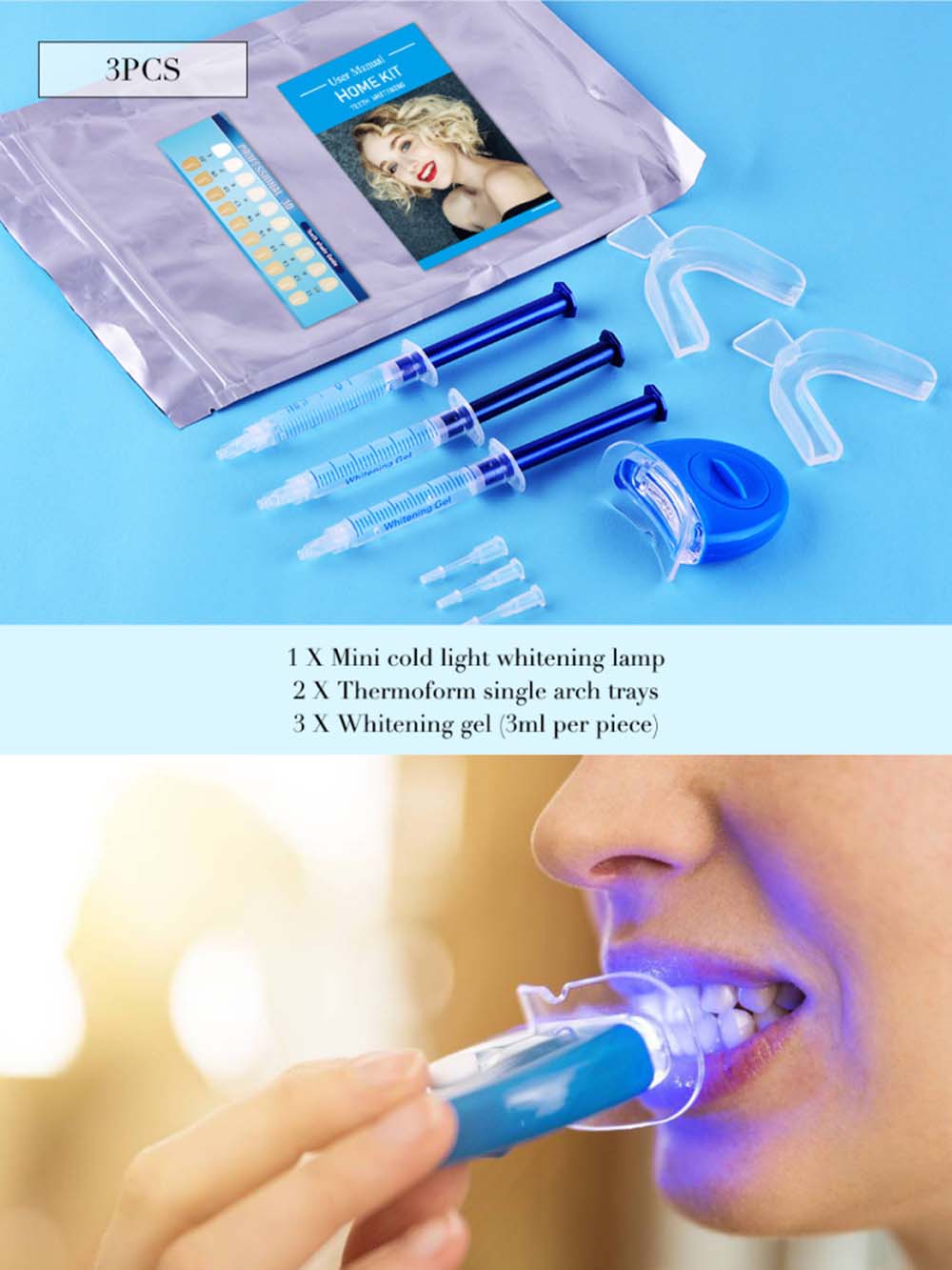 أعلى جودة بيروكسيد الأسنان تبي - مراجعة Teeth Whitening Led Kit وسعره