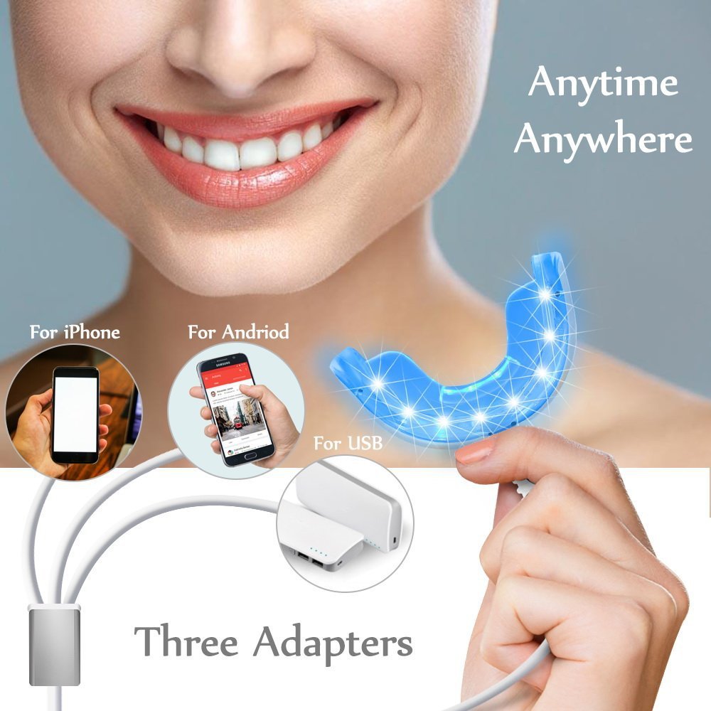 مصباح تبييض الأسنان 3 في 1، 16 - مراجعة Teeth Whitening With Blue Light وسعره