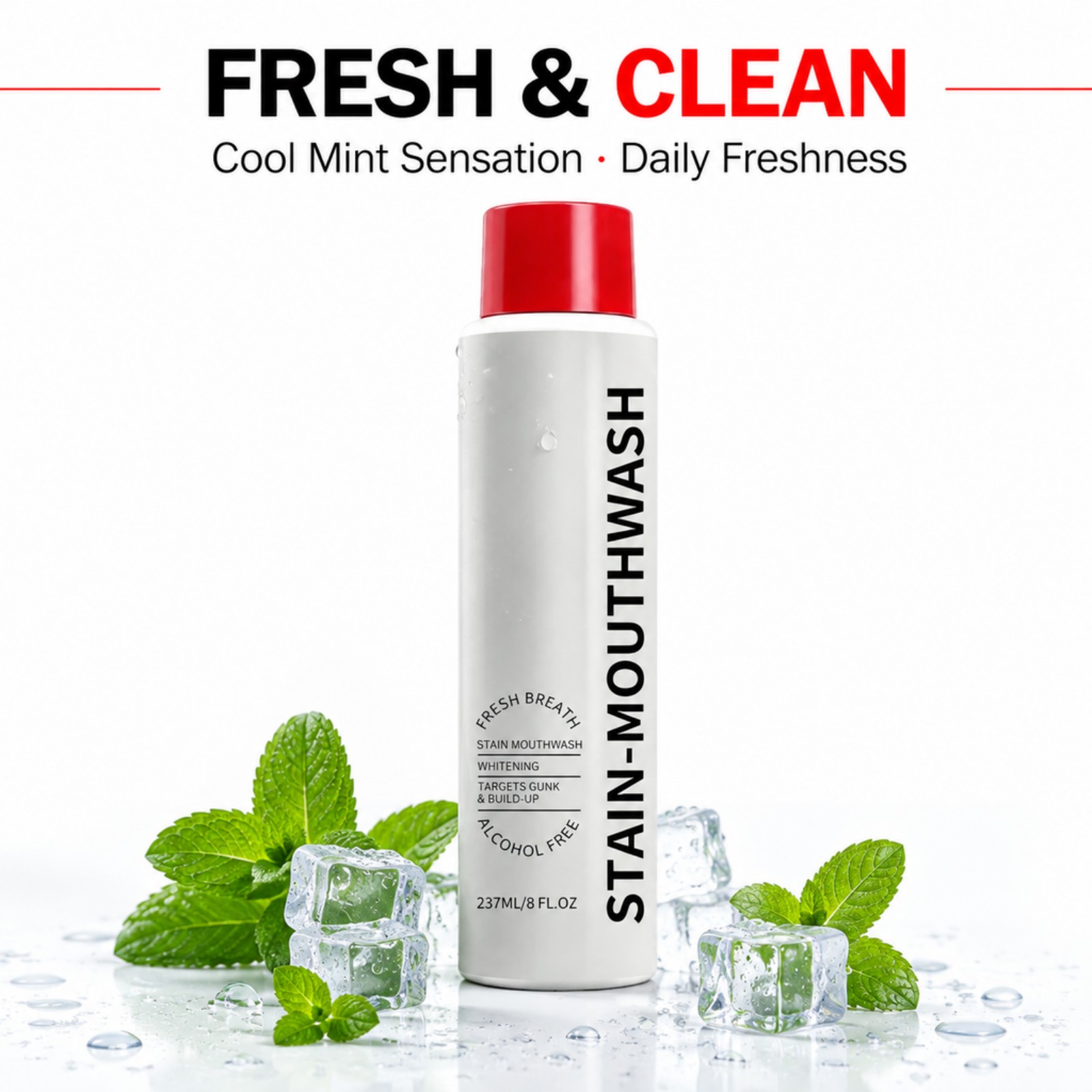 غسول فم مبيض خالٍ من الكحول لإ - مراجعة Whitening Mouthwash وسعره