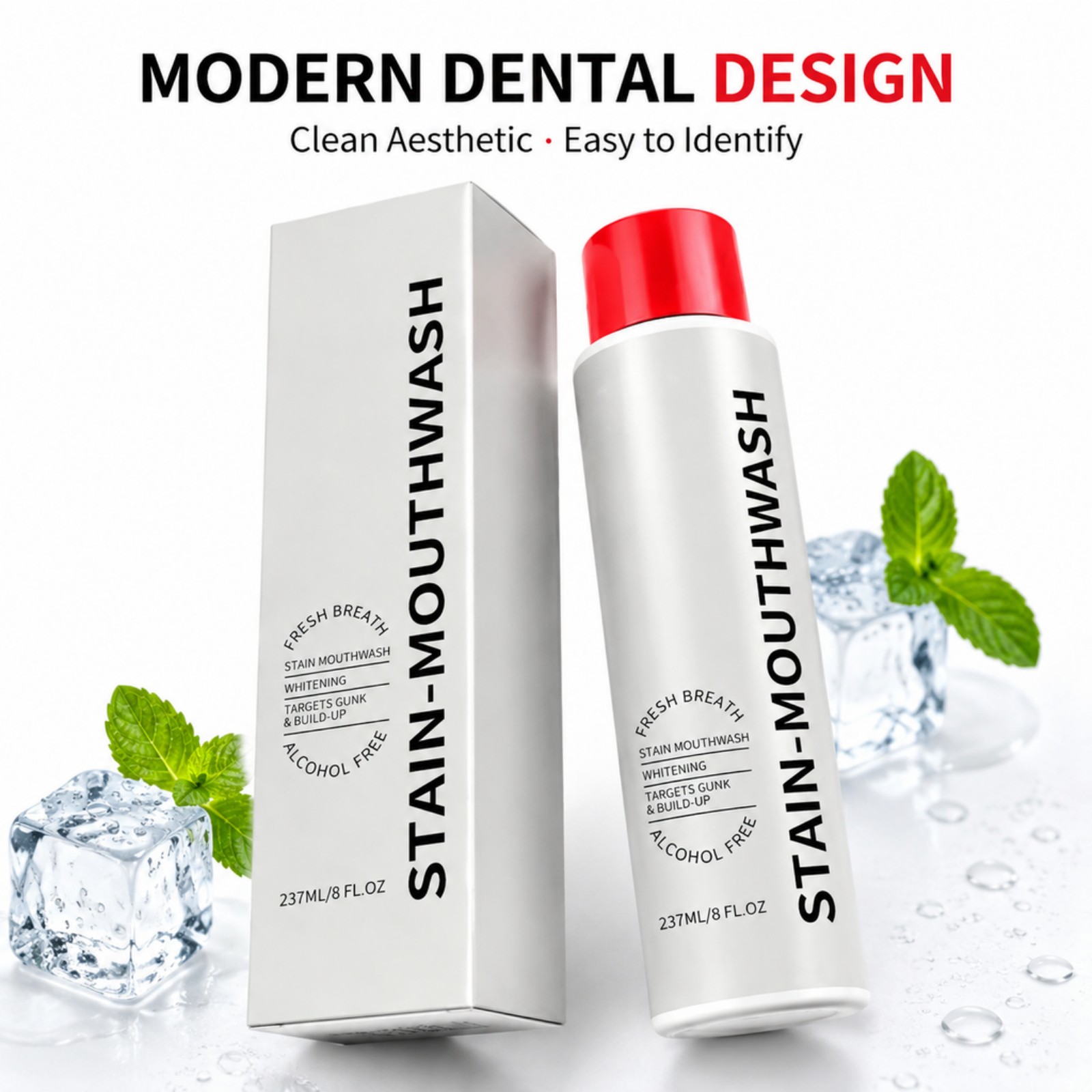 غسول فم مبيض خالٍ من الكحول لإ - مراجعة Whitening Mouthwash وسعره