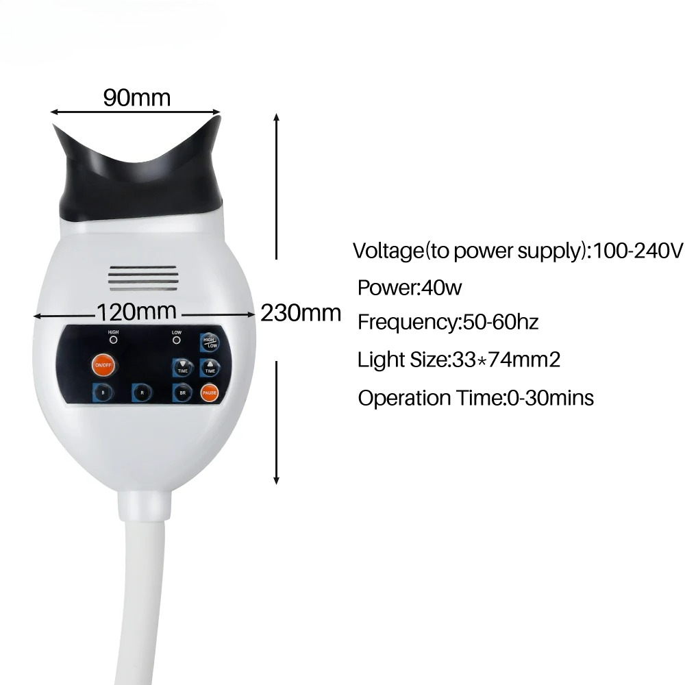 جهاز تبييض الأسنان LED قابل لل - مراجعة Teeth Whitening Lamp وسعره