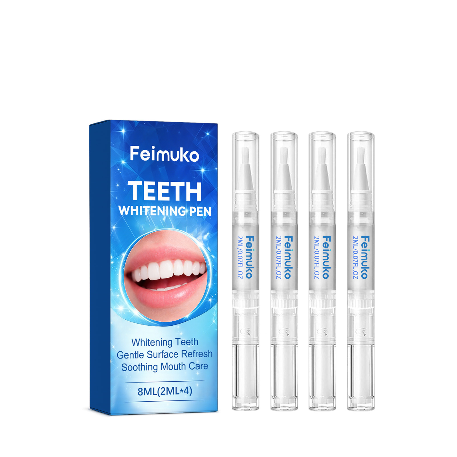 4 قطع من أقلام تبييض الأسنان،  - مراجعة Teeth Whitening Bleaching Kit وسعره