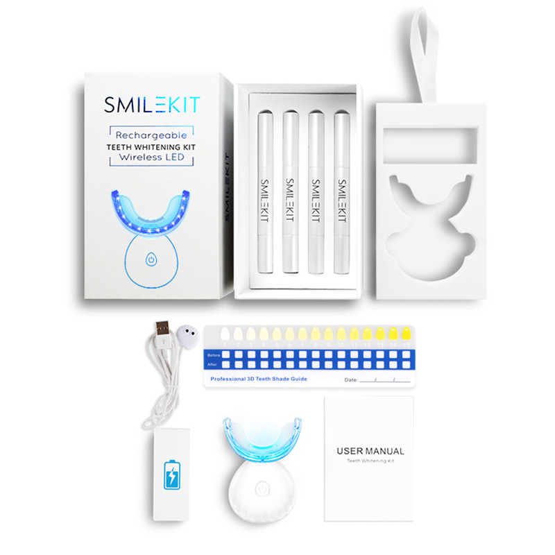 جديد الكهربائية تبييض الأسنان  - مراجعة Teeth Whitening Led Kit وسعره