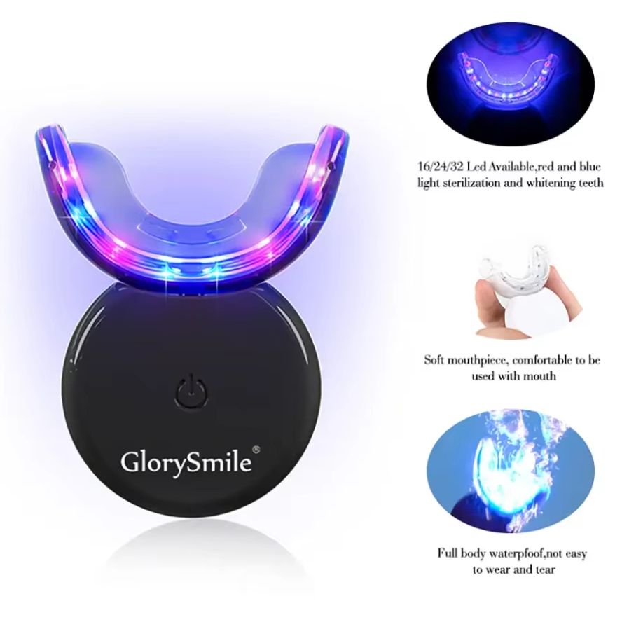 مجموعة تبييض الأسنان بالضوء ال - مراجعة Teeth Whitening With Blue Light وسعره
